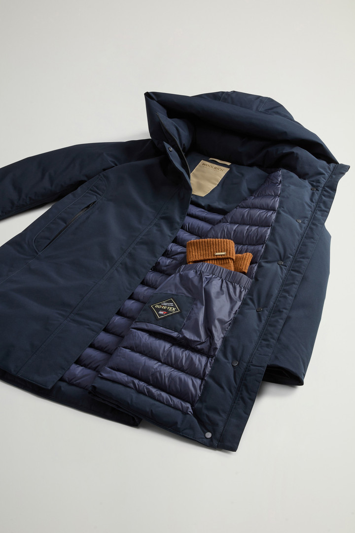 Eddie Bauer Luna Peak Parka Impermeabile Donna - Imbottitura In Piuma 550, Certificato RDS - Taglia XL, Colore Blu