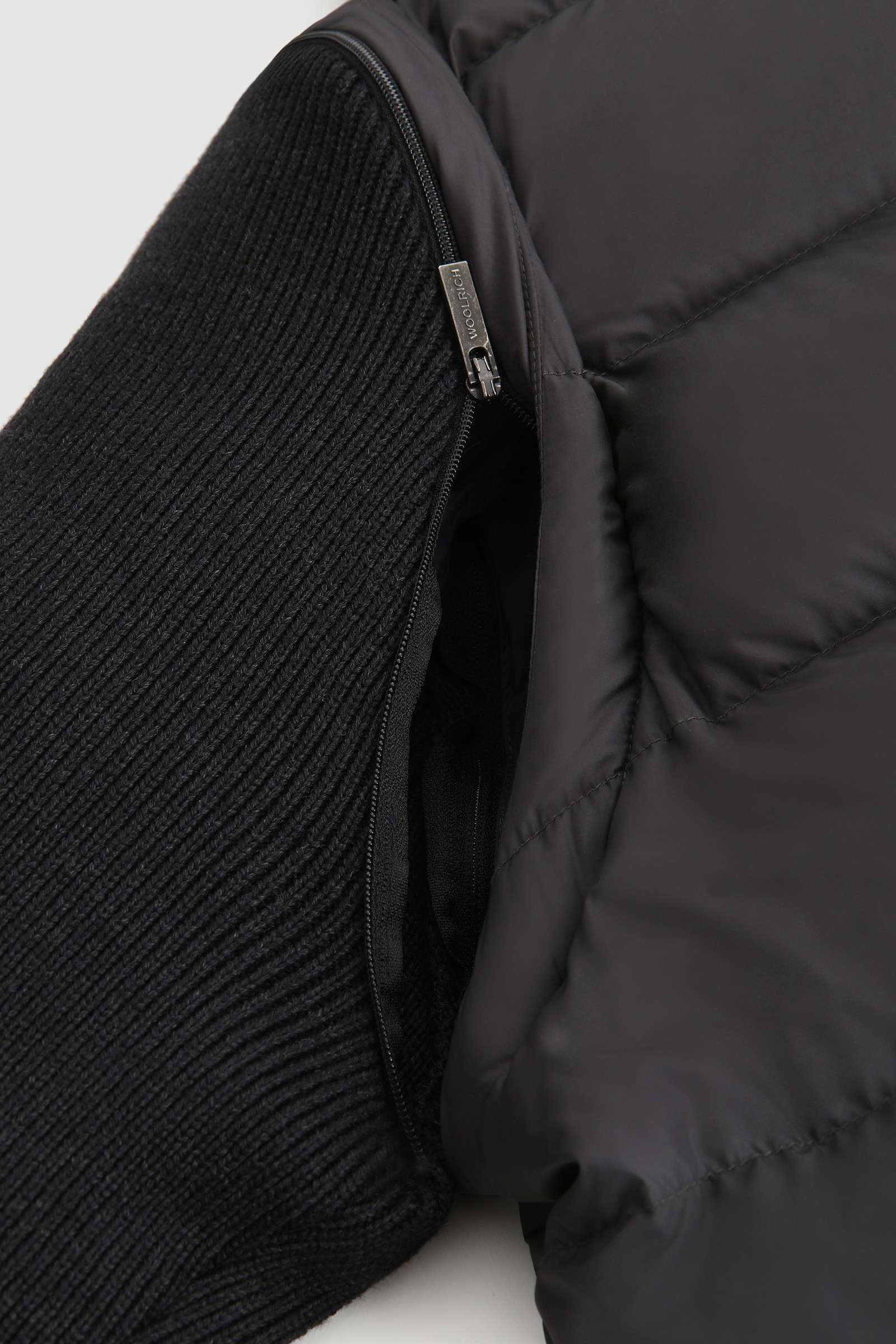 Sierra Jacket with Hood and Removable Sleeves Black photo 8 | Woolrich