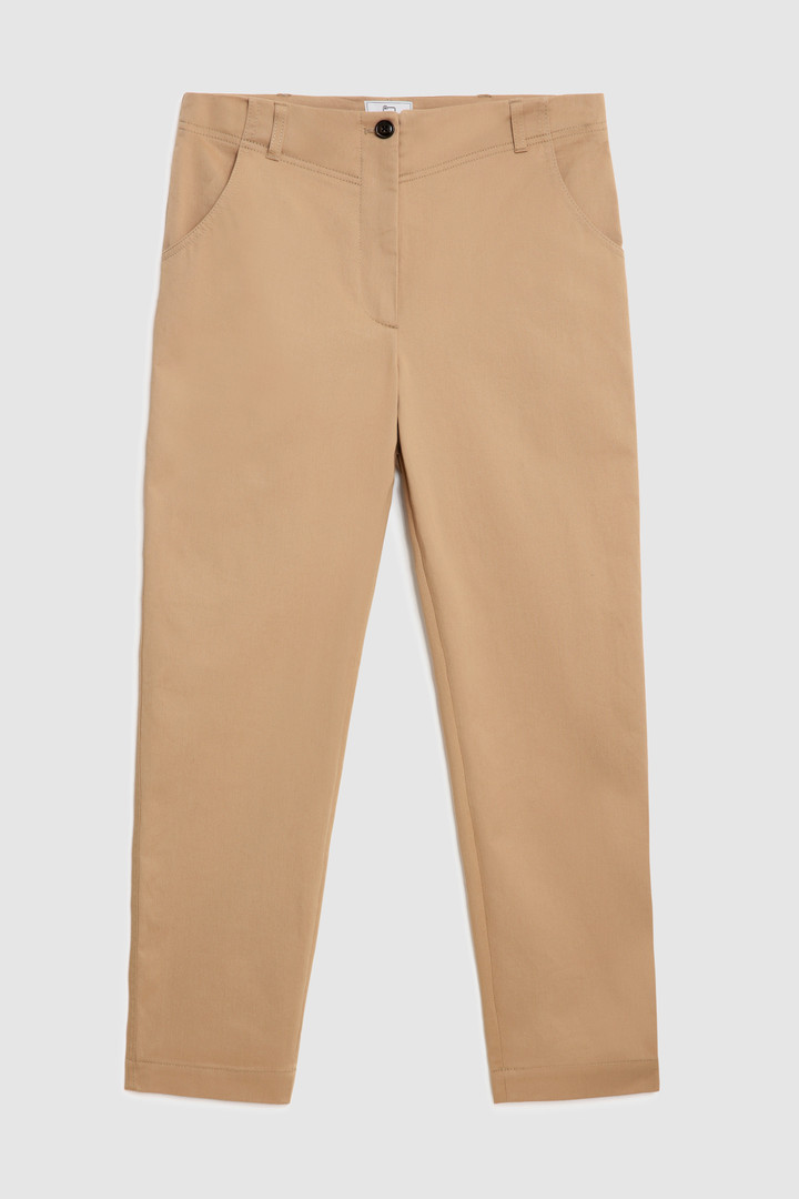 Pantalones chinos de algodón elástico