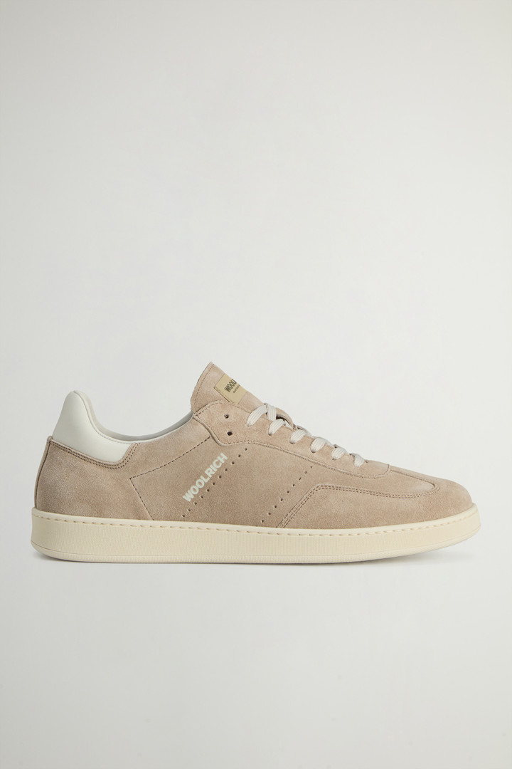 Woolrich Man Swing Court Suede Sneakers Beige Size 39/