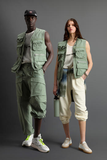 Fishing Vest in Cotton- and Nylon-Blend Olmetex Ripstop by Todd Snyder Green | Woolrich