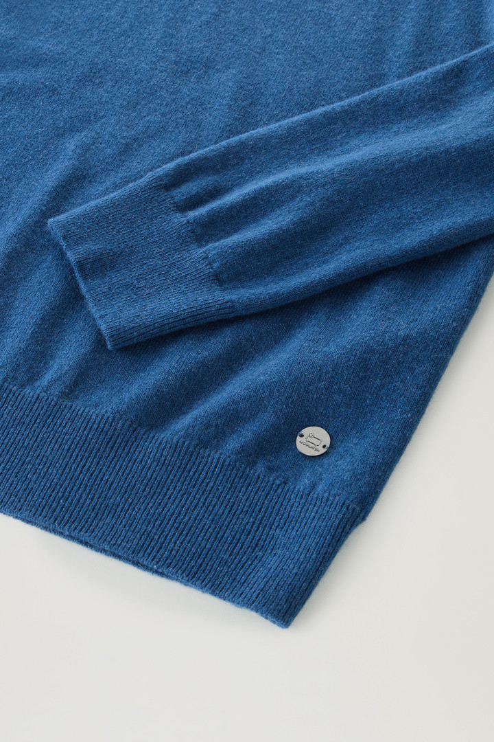 Luxe Polo in Pure Cashmere Blue photo 3 | Woolrich