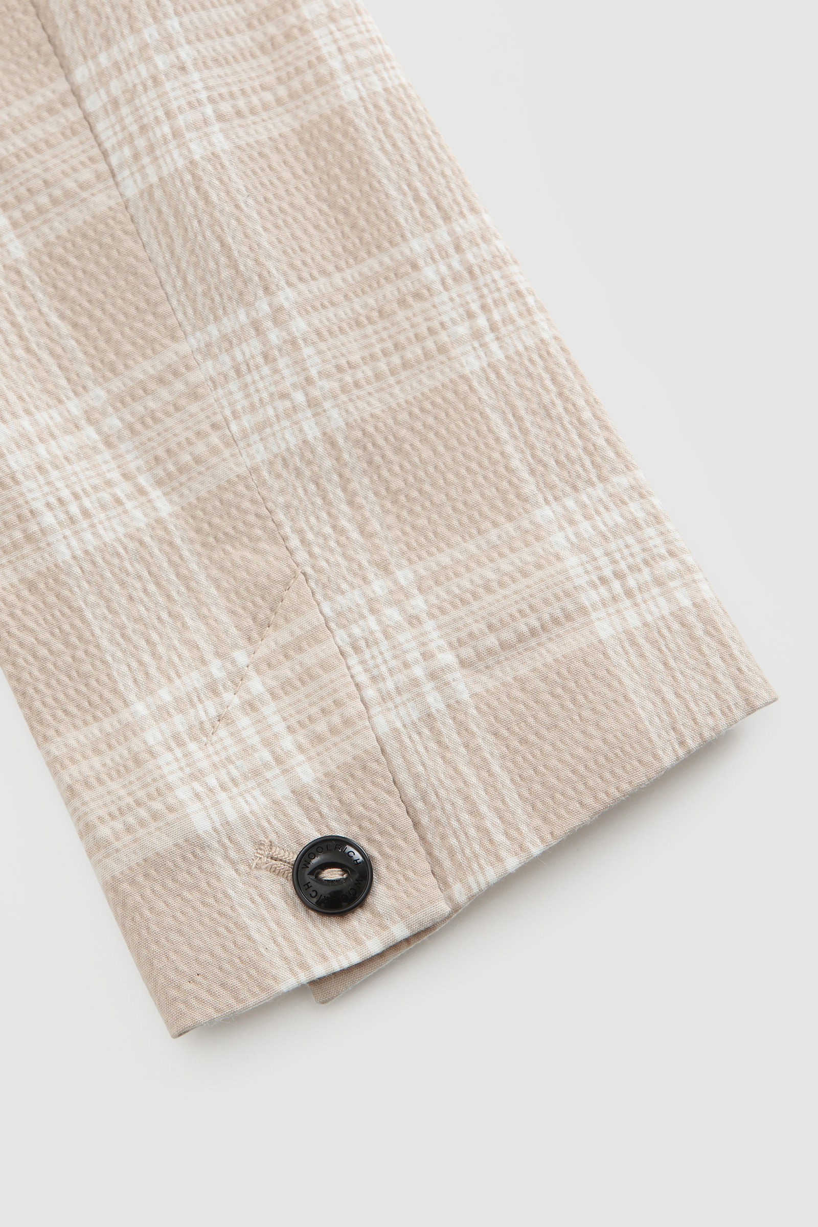 Blazer en coton seersucker beige photo 6 | Woolrich