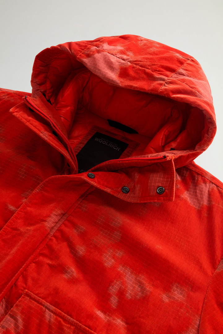 Olmetex Ripstop Nylon Jacket with Camouflage Motif by Todd Snyder Orange photo 6 | Woolrich
