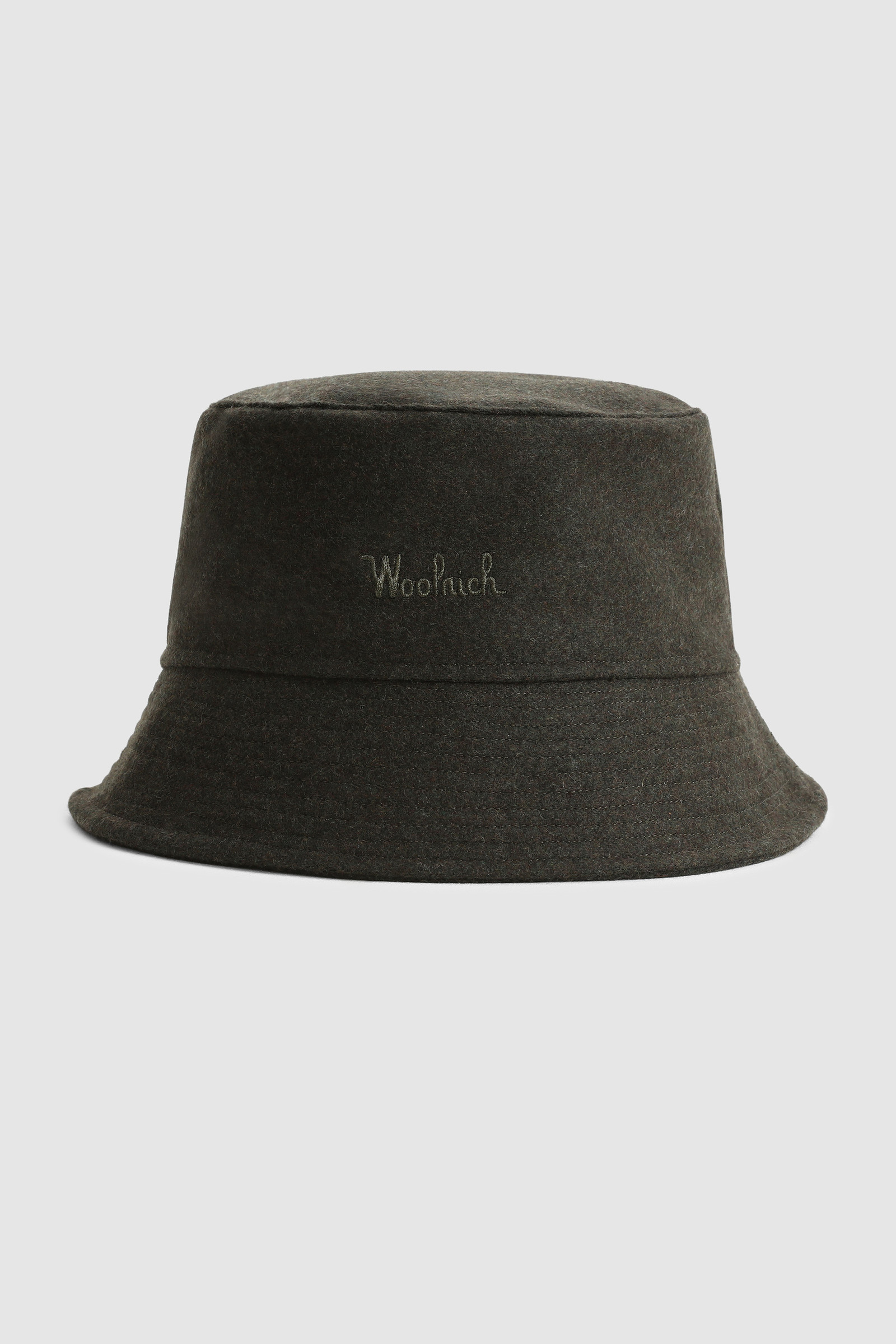Rain Hat in Wool Blend Green | Woolrich
