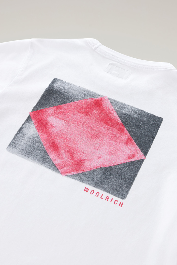 BACK GRAPHIC T-SHIRT Blanco photo 4 | Woolrich