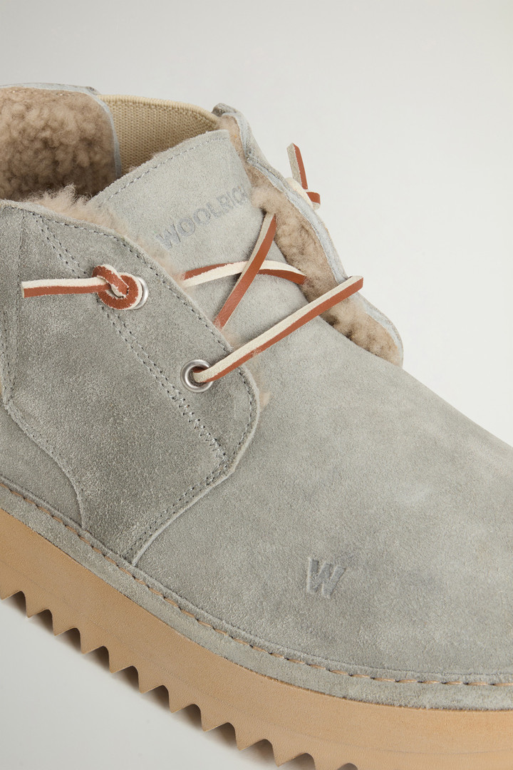 Hugger Ankle Boots in Suede Gray photo 5 | Woolrich