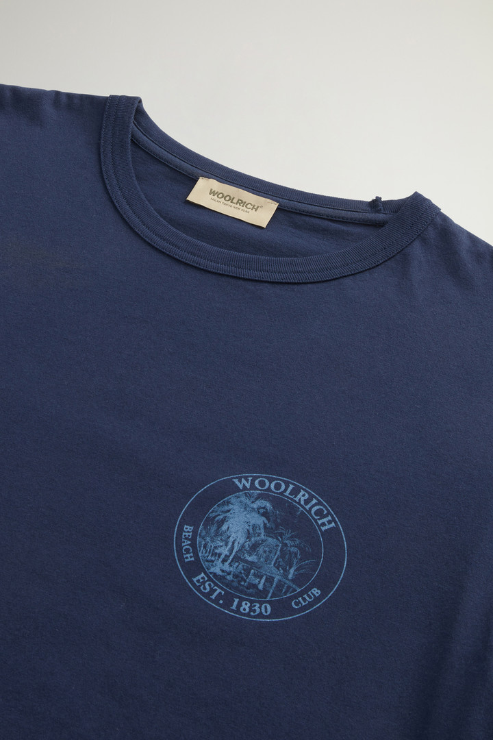 T-shirt in puro cotone Blu photo 6 | Woolrich