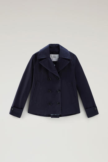 Havice Peacoat in Best Cotton Blue | Woolrich