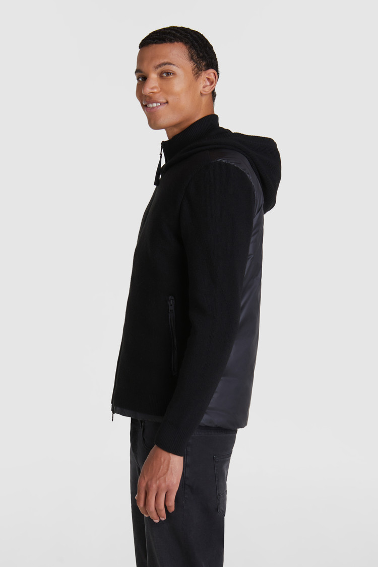 Veste rembourrée en maille technique avec manches