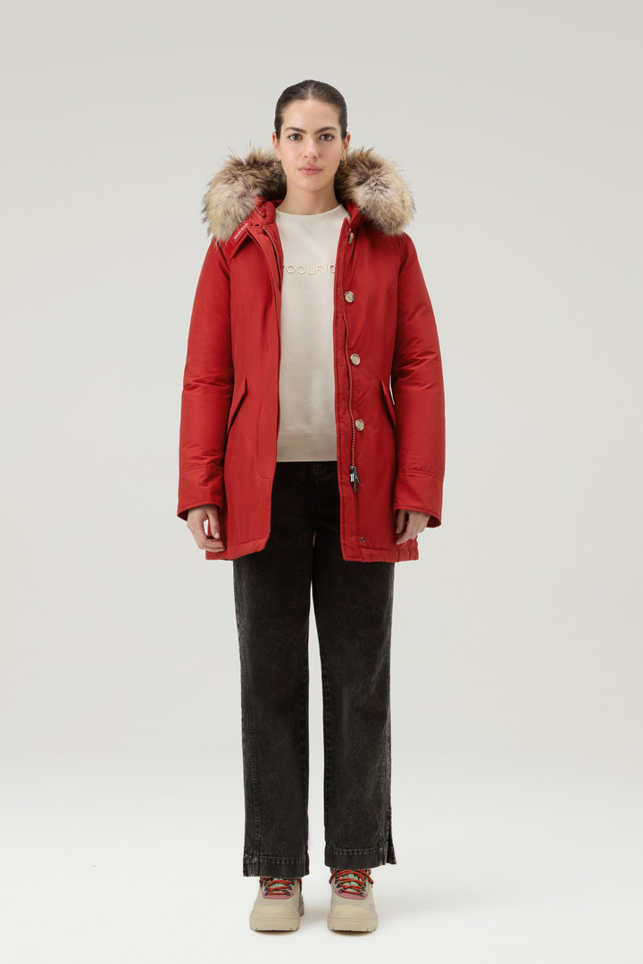 【新品未使用】WOOLRICH BOULDER FAUX FUR PARKA Women's Boulder Parka in Ramar Cloth with Hood and