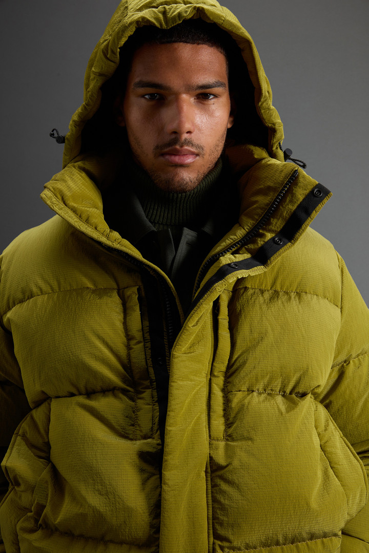 Short Parka in Olmetex Ripstop Nylon by Todd Snyder Yellow photo 5 | Woolrich