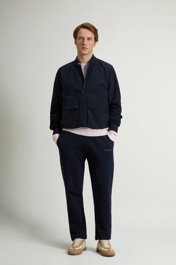 Wesley Bomber Jacket in Urban Touch Blue photo 1 | Woolrich