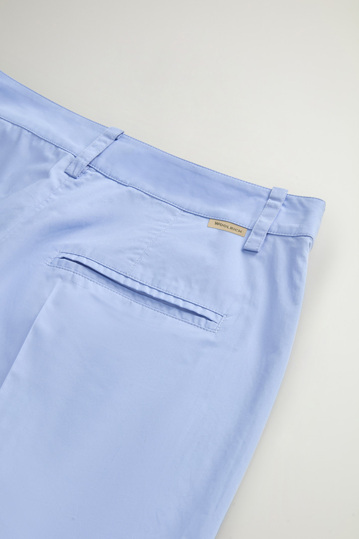 Pantaloni chino in popeline di puro cotone Blu photo 7 | Woolrich