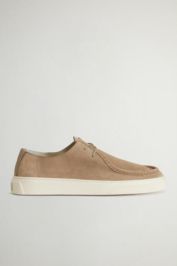 Upland Suede Lace-Up Shoes Beige | Woolrich
