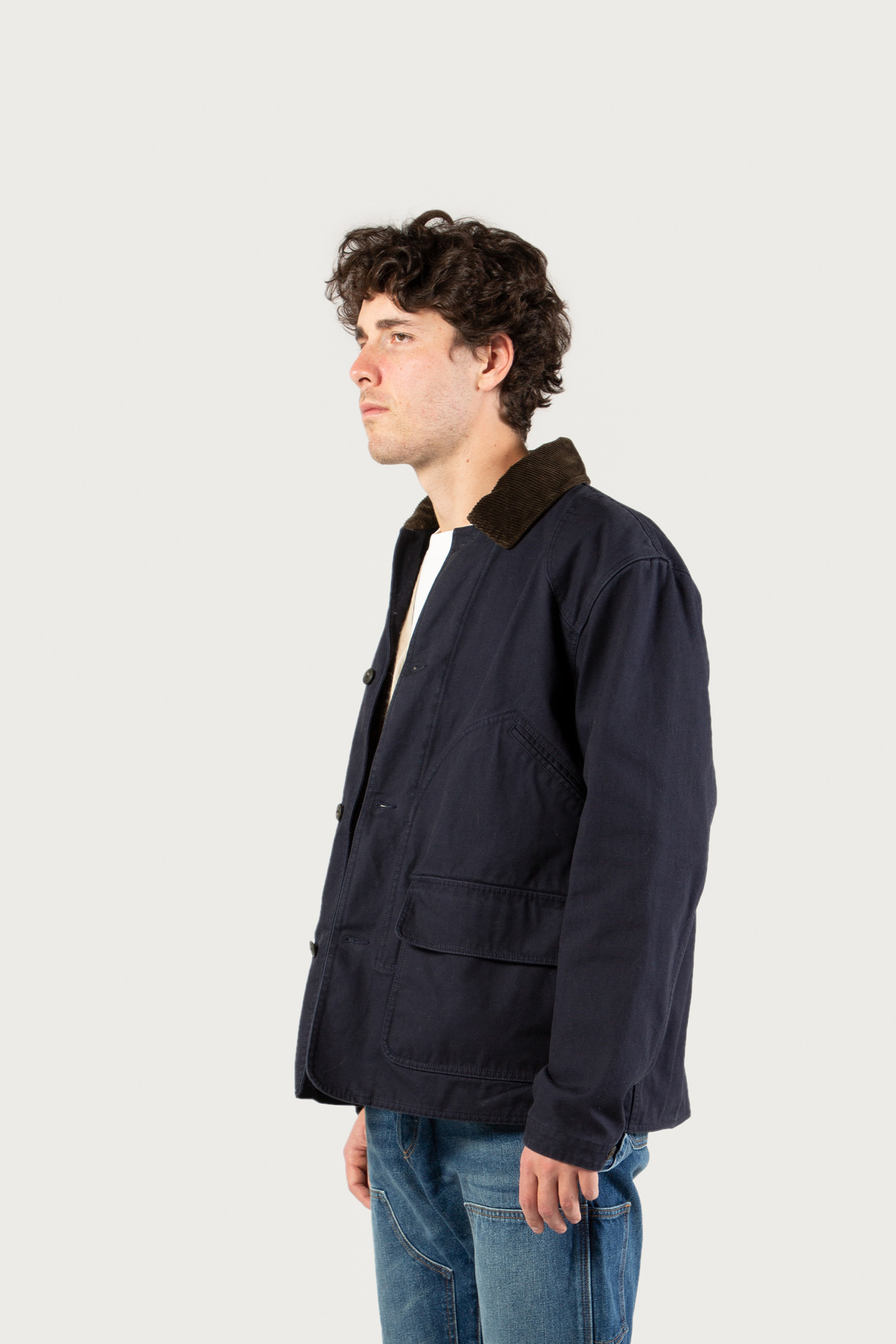 3-in-1 Jacket in Pure Cotton - One Of These Days / Woolrich - Men - Blue