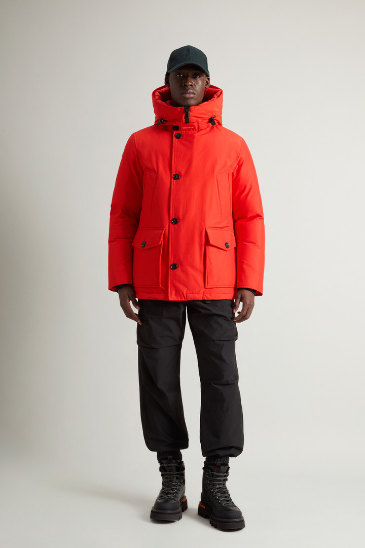 Arctic Anorak in Ramar Cloth Orange photo 2 | Woolrich