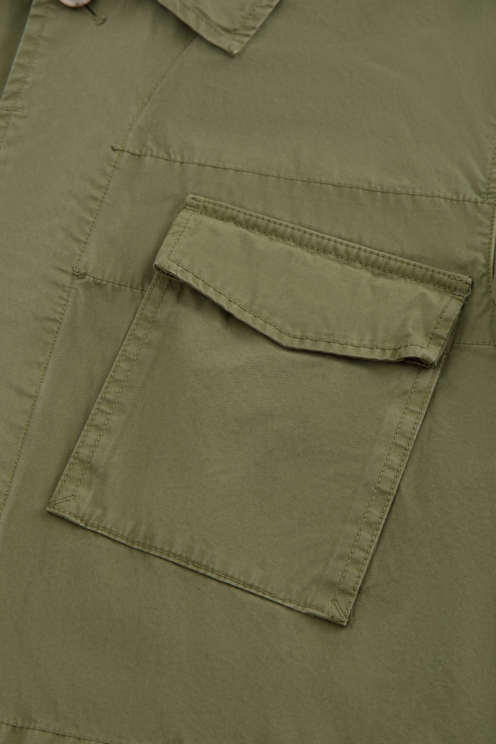 Crew Field Jacket in Soft Garment-Dyed Cotton Green photo 6 | Woolrich