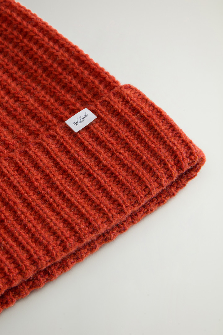 Merino Virgin Wool-Blend Beanie Red photo 3 | Woolrich