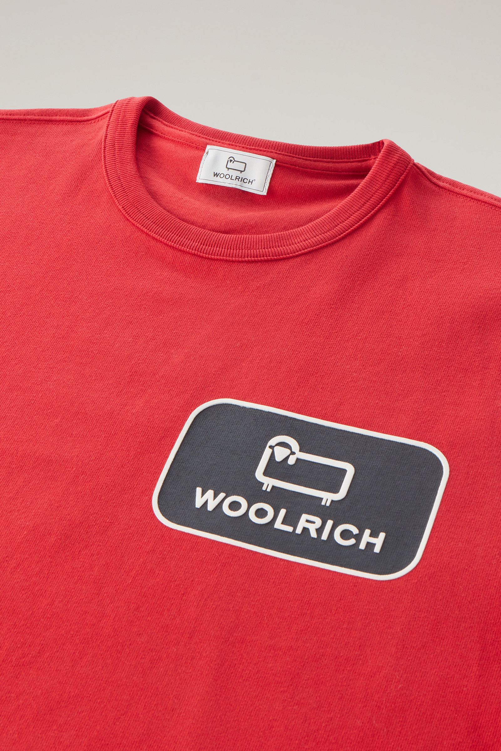 T-shirt U.S. Trails en pur coton rouge photo 6 | Woolrich