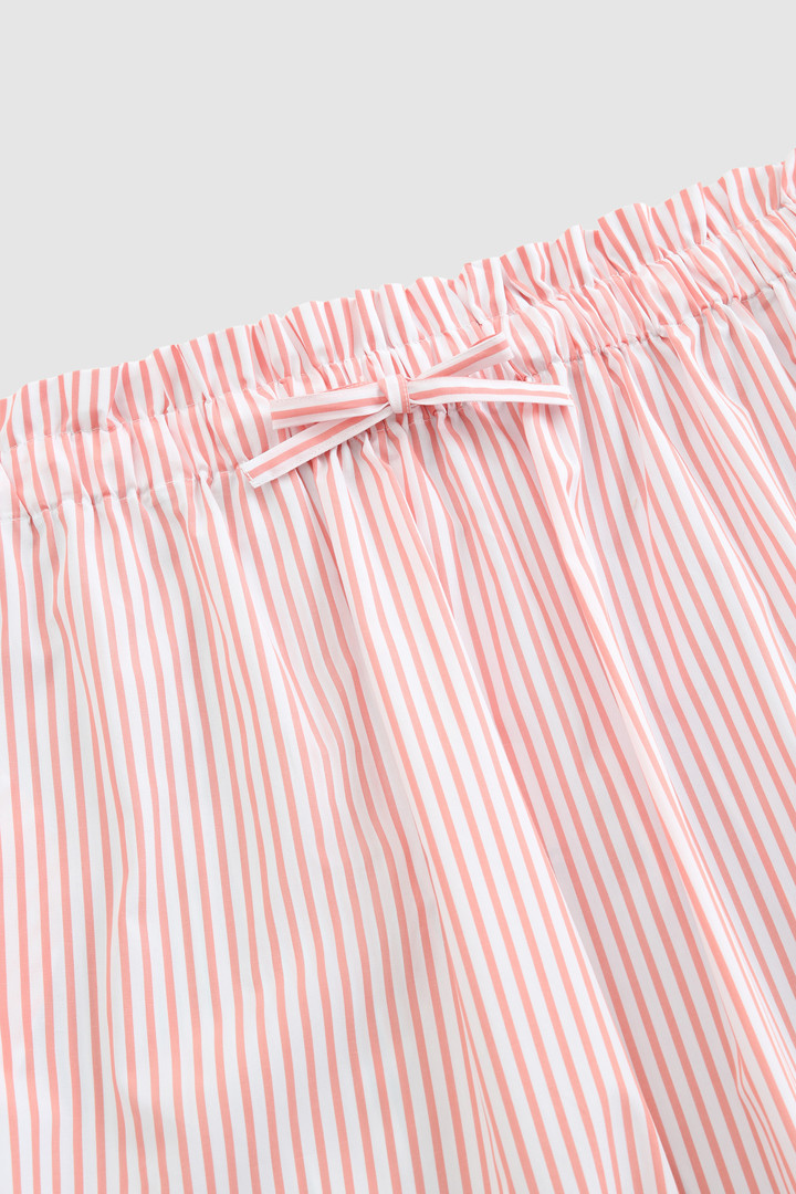 Jupe en popeline de coton avec poches latérales rose photo 5 | Woolrich