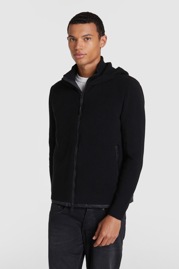 Veste rembourrée en maille technique avec manches