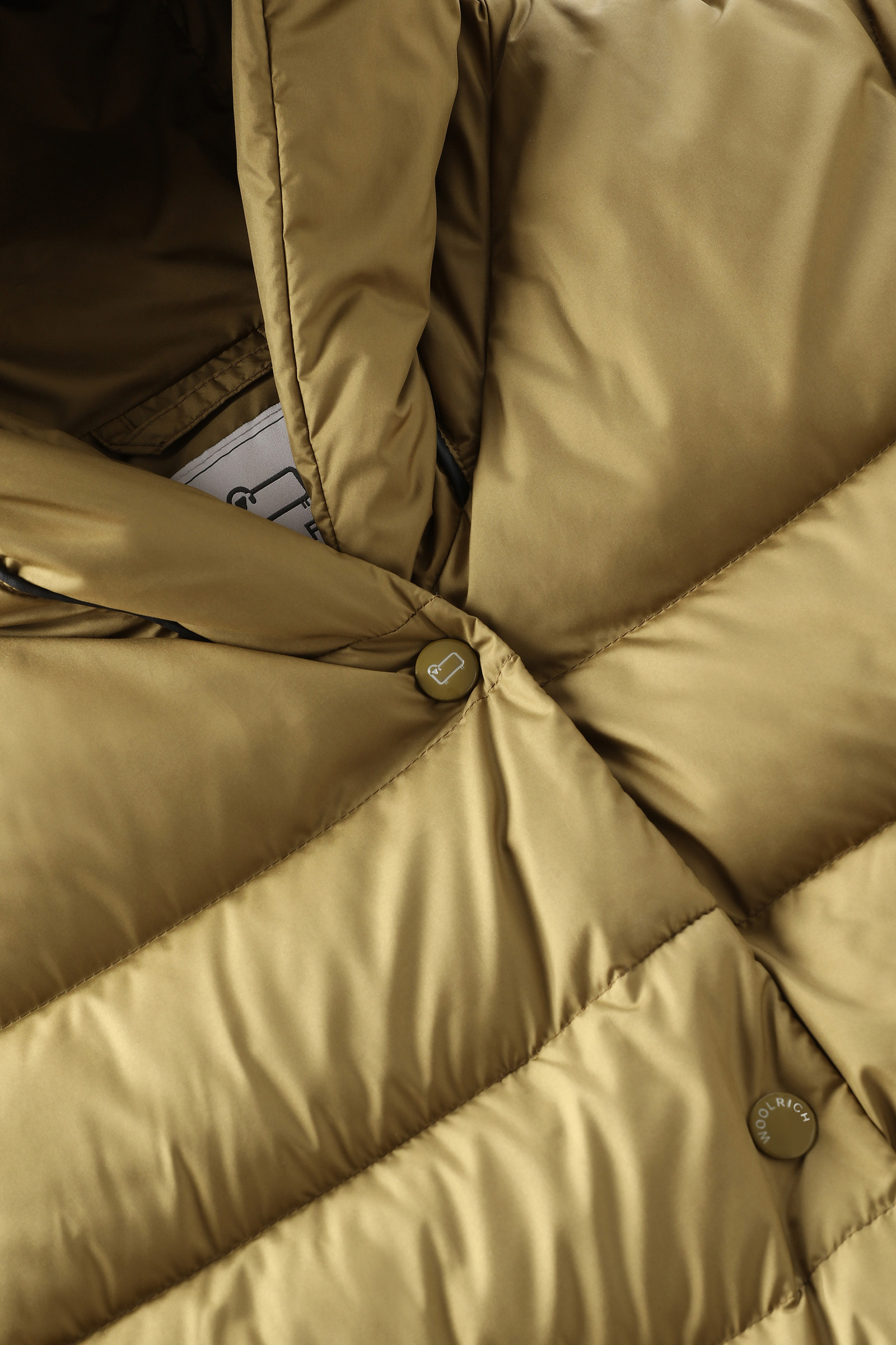 Ellis Long Microfiber Daunenjacke grün photo 7 | Woolrich