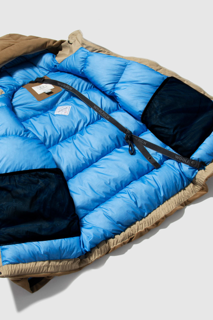 GORE-TEX corduroy puffy down Parka