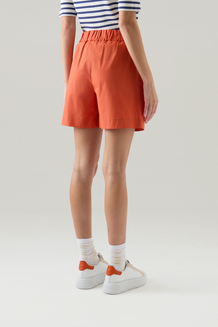 Pure Cotton Poplin Shorts Orange photo 3 | Woolrich