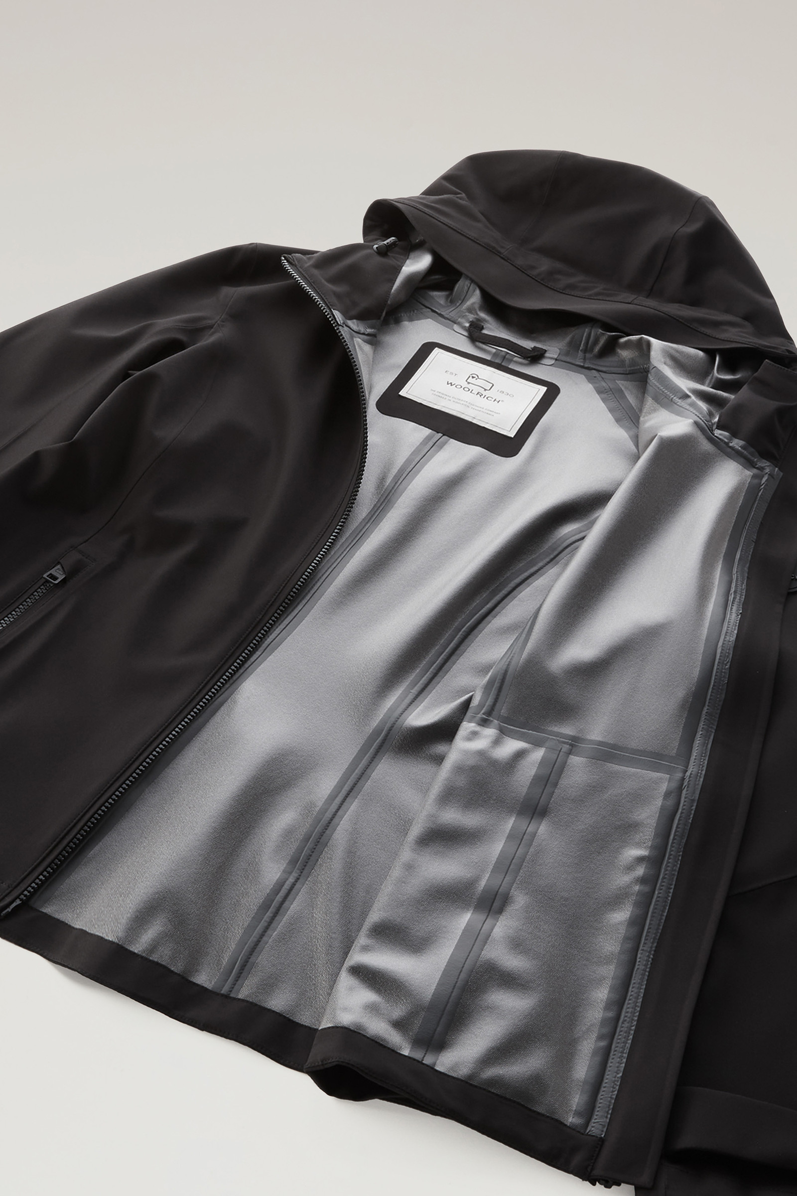 Waterproof Leavitt Jacket with Hood Black photo 10 | Woolrich
