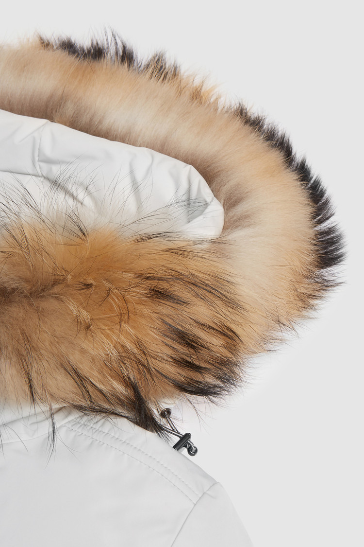 Military Parka with racoon fur