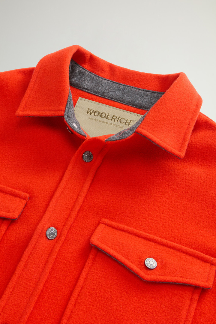 Surchemise Alaskan en laine mélangée Orange photo 6 | Woolrich