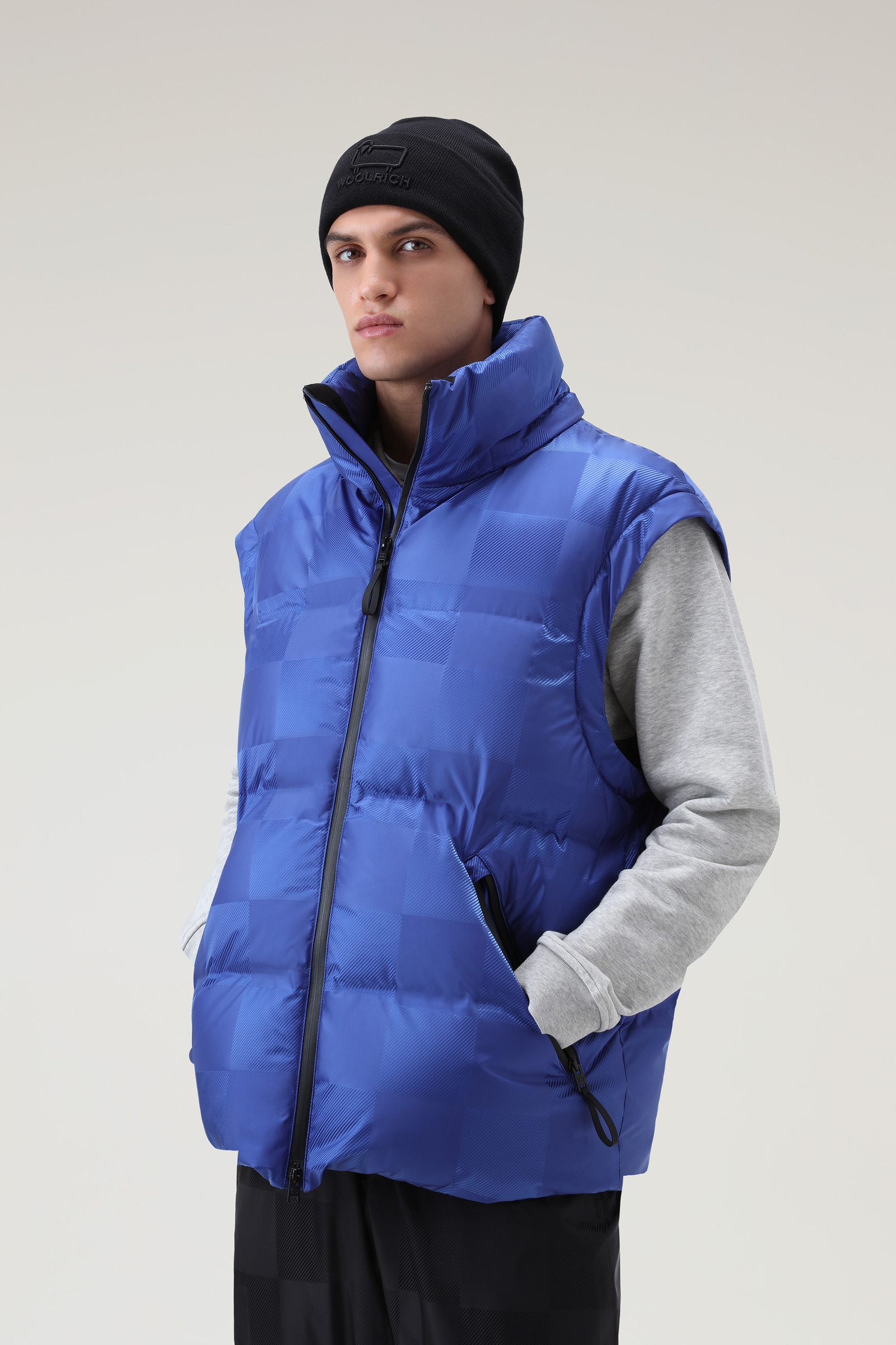 Wasserdichte Ski-Pufferjacke Shelter mit abnehmbarer Kapuze und abnehmbaren Ärmeln Blau photo 4 | Woolrich