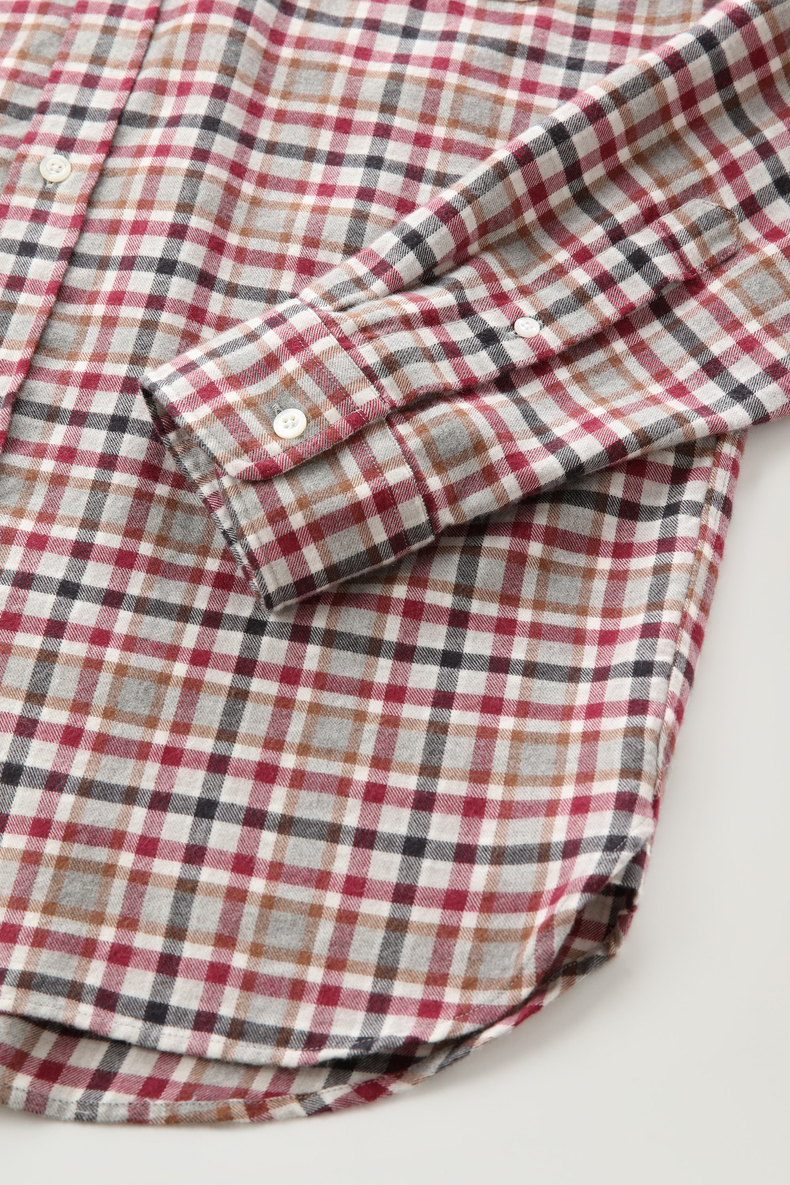 Checked Shirt in Wool Blend Flannel Red photo 8 | Woolrich