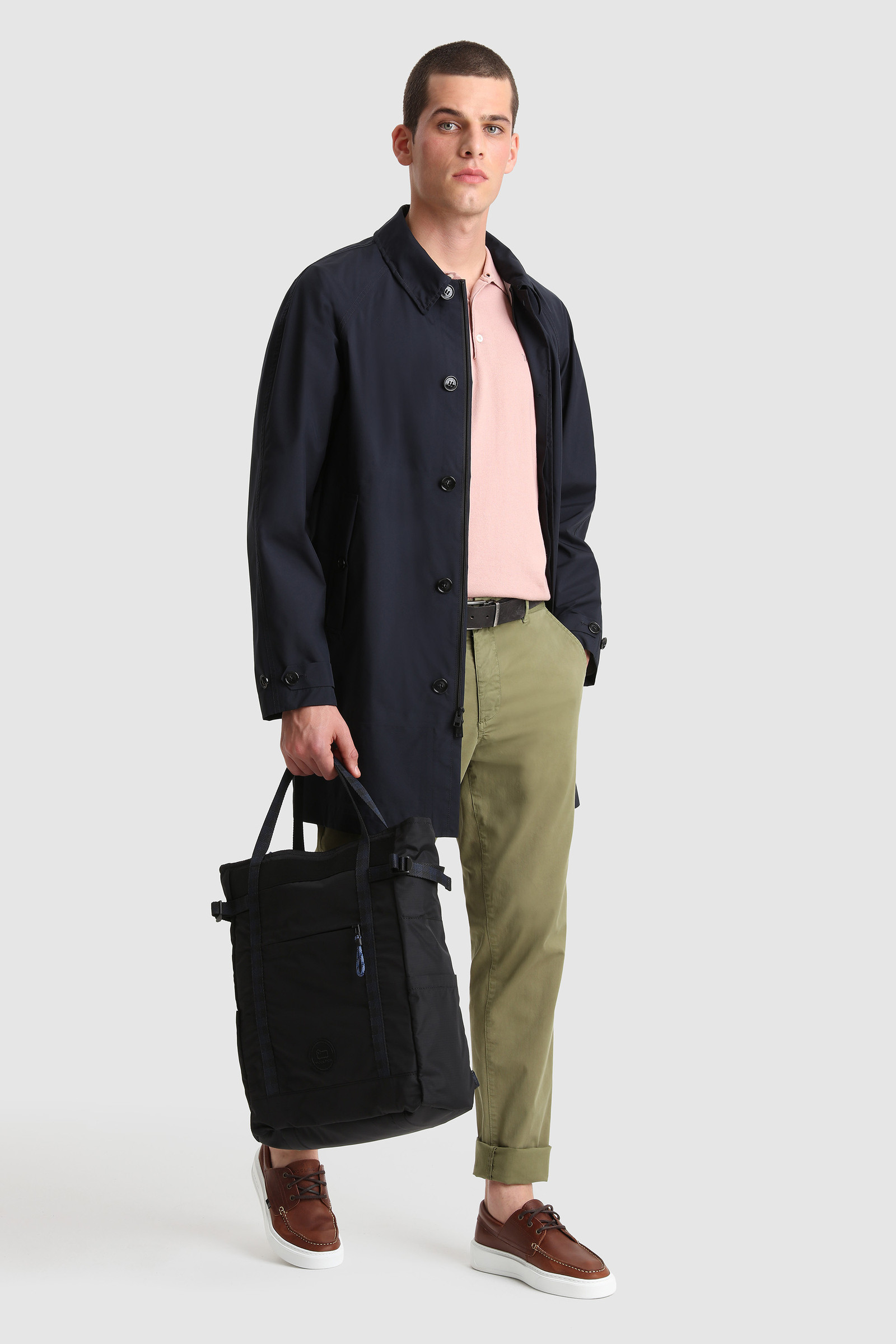GORE-TEX ultralight high-tech waterproof coat Blue photo 2 | Woolrich