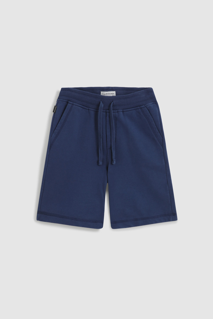 Boy's Organic Cotton Shorts Blue | Woolrich