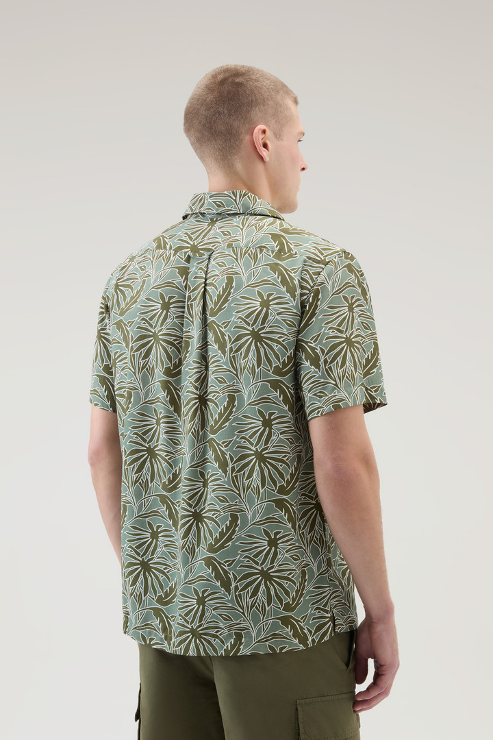 Camisa con estampado tropical Verde photo 3 | Woolrich