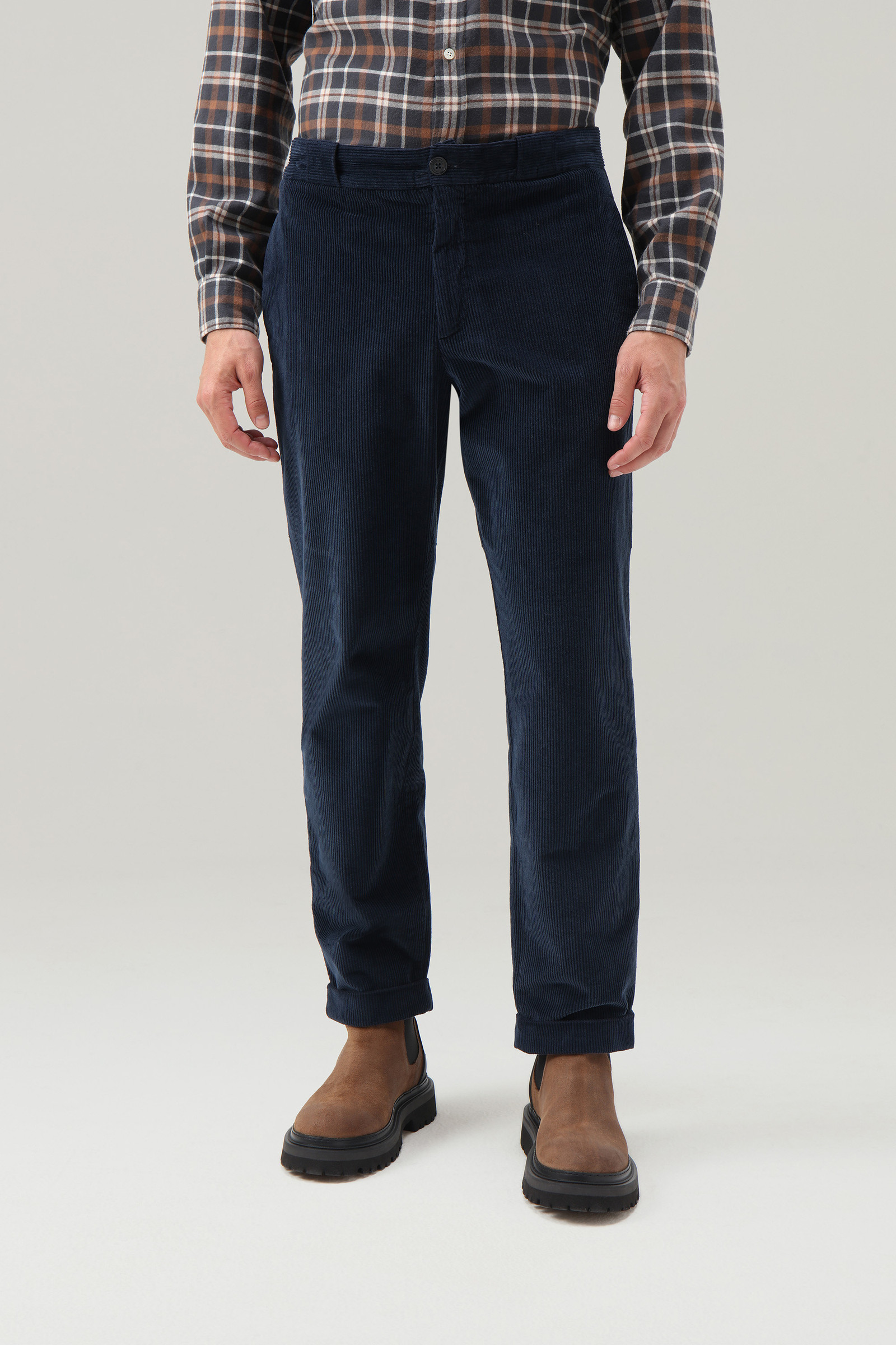 Jacob Cohen Low-rise Straight-leg Corduroy Trousers in Blue for Men | Lyst  UK