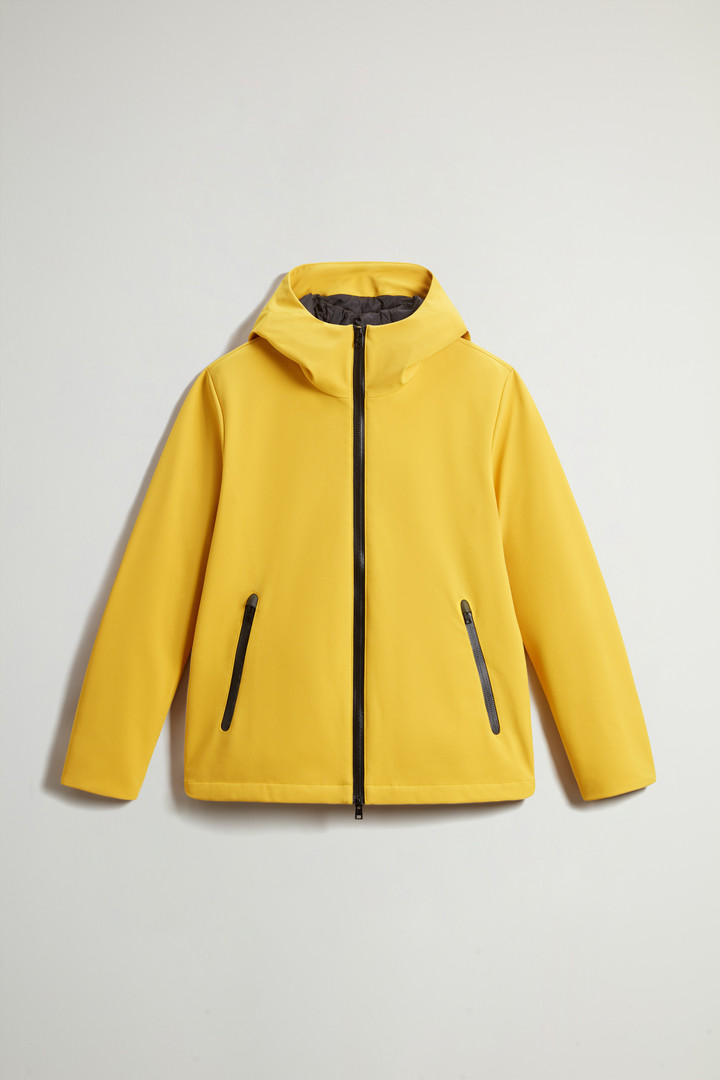 Pacific Jacket in Tech Softshell Yellow photo 5 | Woolrich