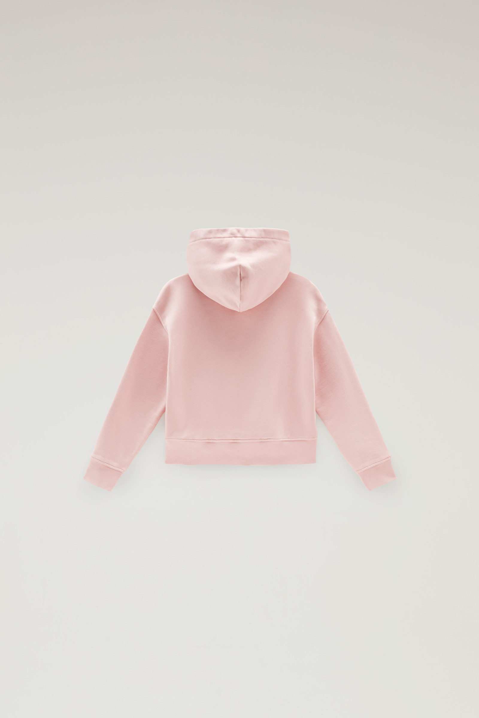 Girls' Essential Pure Cotton Hoodie Pink photo 2 | Woolrich