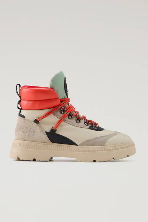 Hiking Military Boots Beige | Woolrich