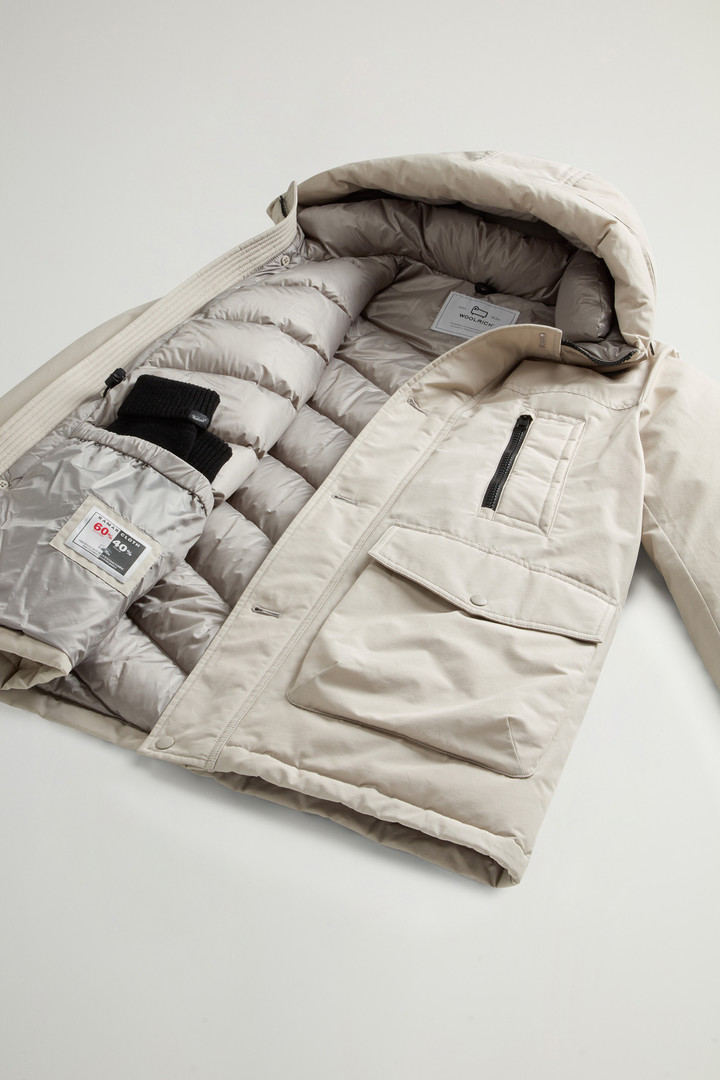 Arctic Parka Evolution in Ramar Cloth Dove Grey photo 9 | Woolrich