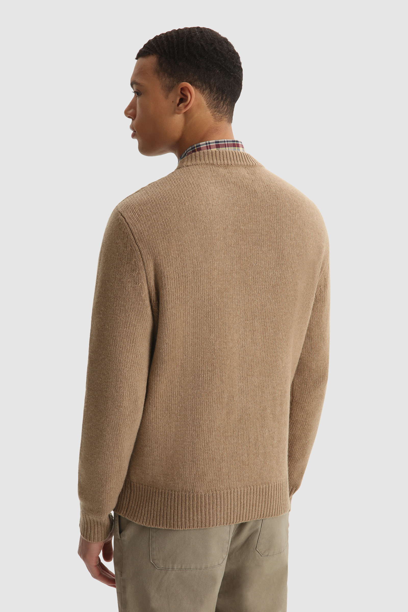 tan wool sweater