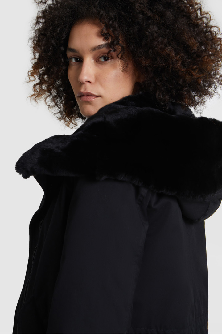 Literary Parka with Fur Black photo 6 | Woolrich