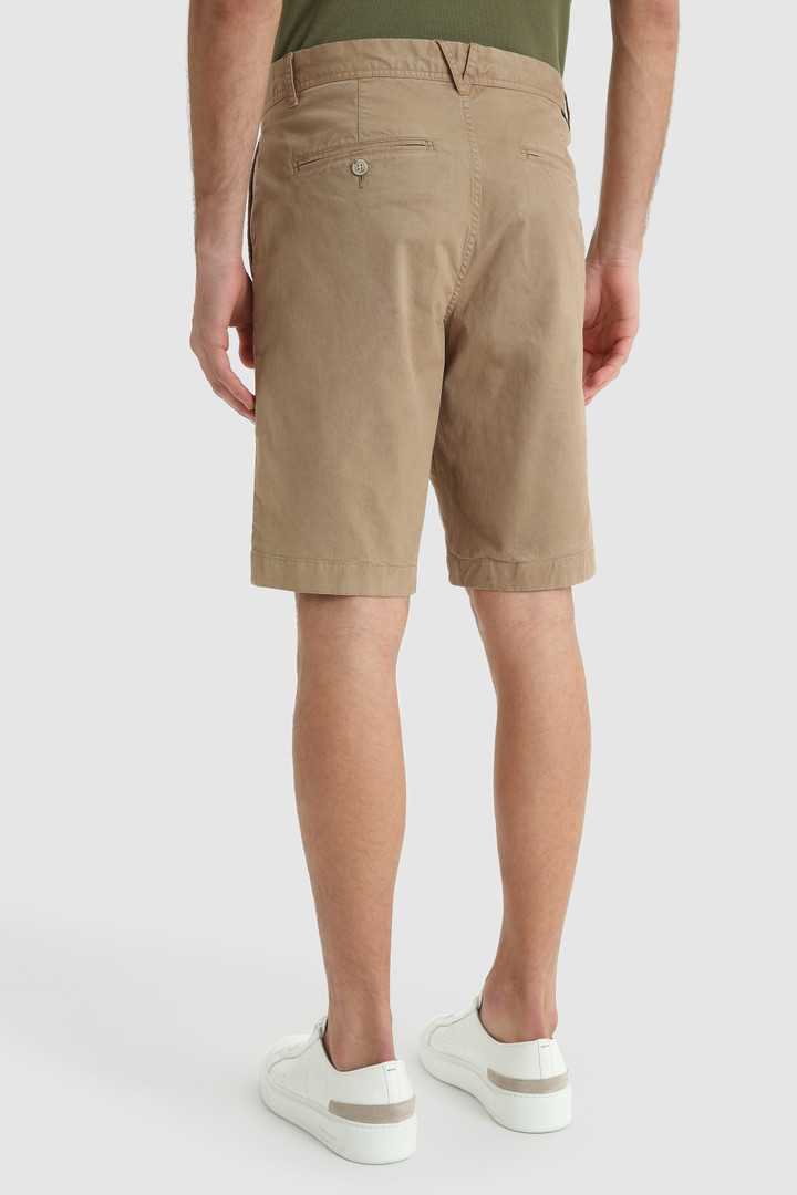 Garment-Dyed Chino Shorts Beige photo 3 | Woolrich