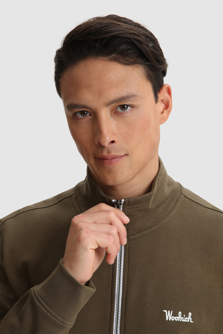 Essential Track sweater with embroidered logo
