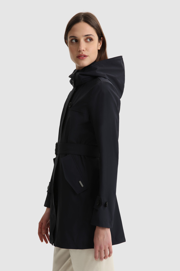 Belted Fayette trench coat