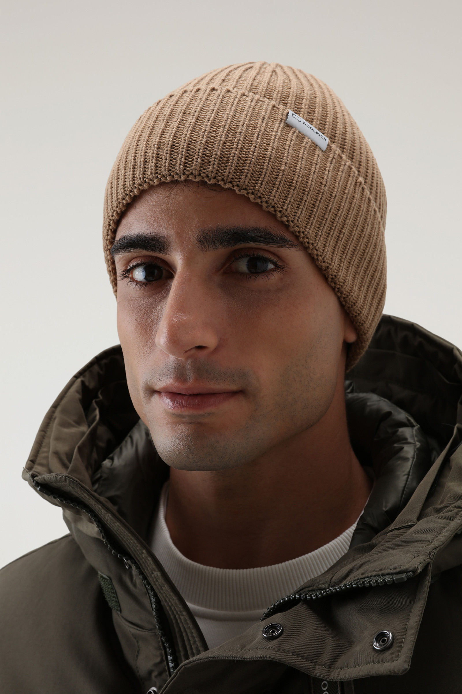 Geribde muts van merinowol Bruin photo 2 | Woolrich