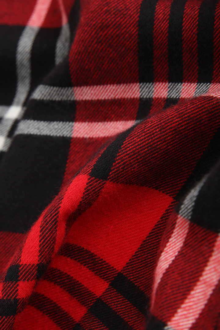 Cotton flannel Shirt with check pattern