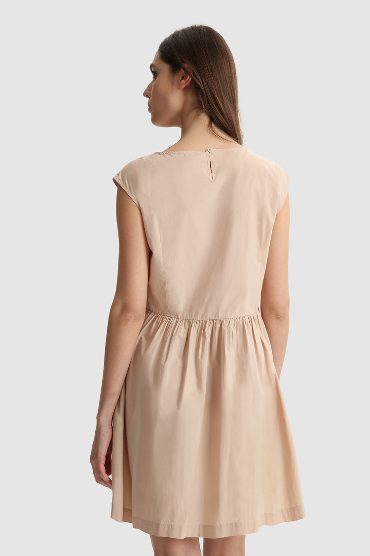 Popelinekleid mit Flügelärmel